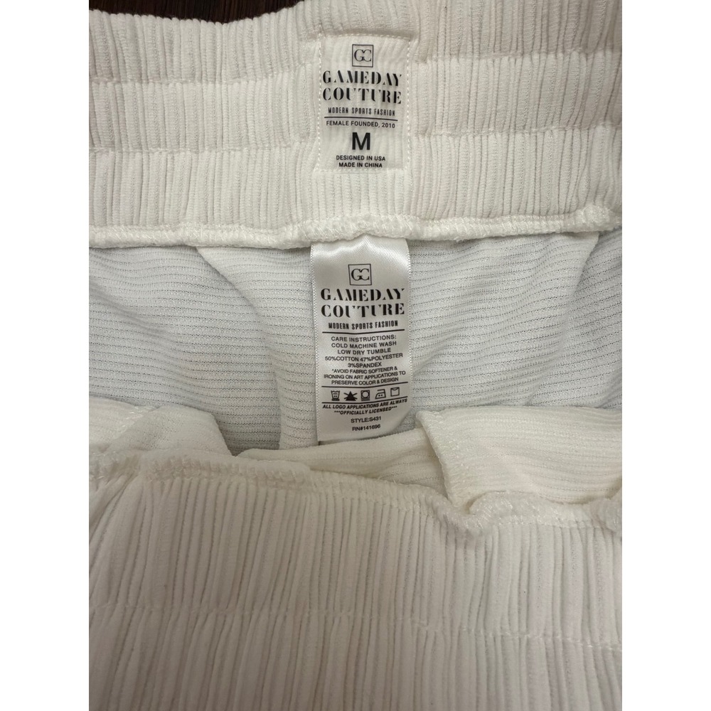 Gameday Couture Penn State Nittany Lions Ribbed Hoodie Shorts Set White Medium - Picture 4 of 7